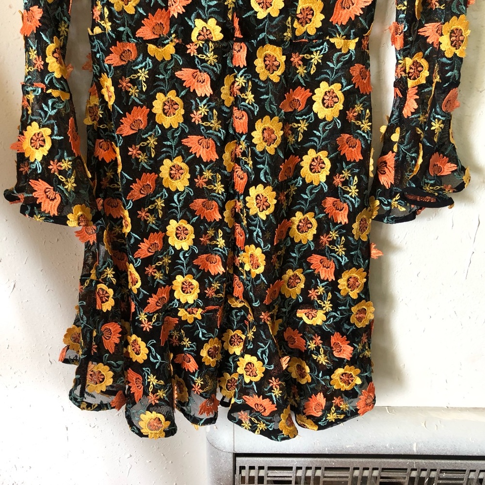 NWOT For Love and Lemons Amelia Swing Mini Dress M - Picture 12 of 12